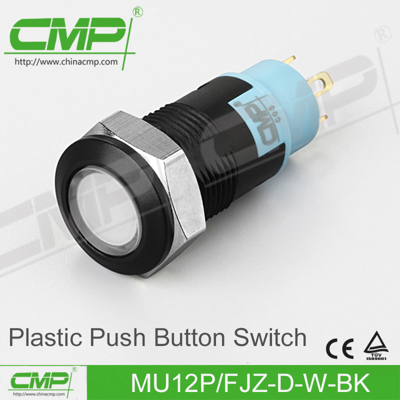 Push Button Switch (MU12P-FJZ-D-W-BK)