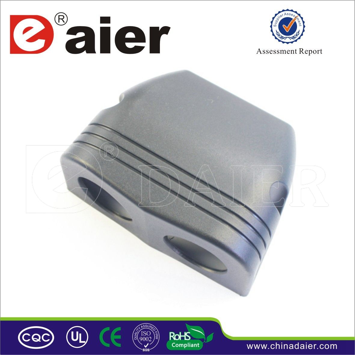 Daier Tent Two Hole Panel Mount 12V USB Socket