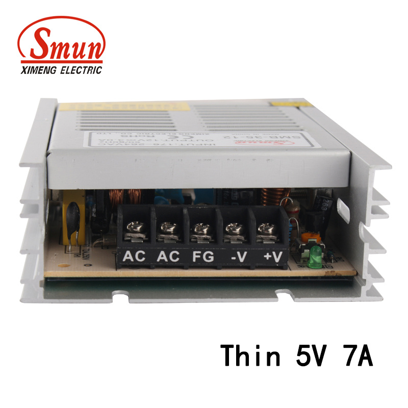 SMB-35-5 35W 5V 7A Ultra Thin Enclosed Switching Power Supply