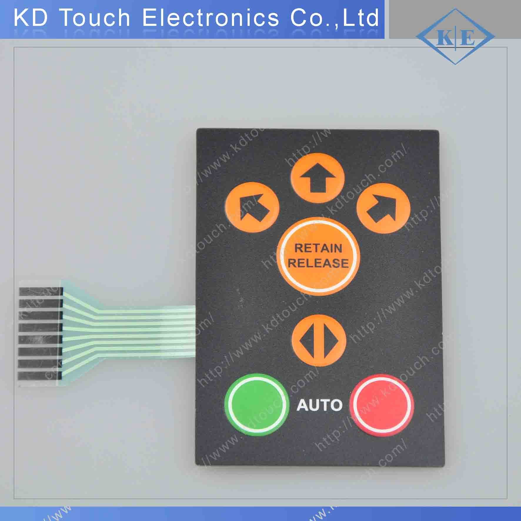 Custom Push Button Waterproof Membrane Keypad