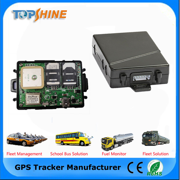 Satellite 2g Double SIM Card GPS GSM Tracker with Wiretapping