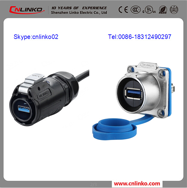 Multi USB Connector Cable/Waterproof USB Plug/Power USB Connector