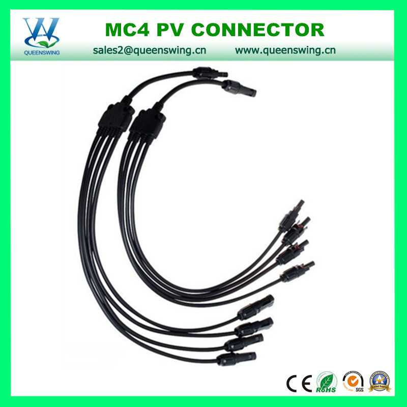 High Quality Y Type 4 in 1 Mc4 Solar PV Connector