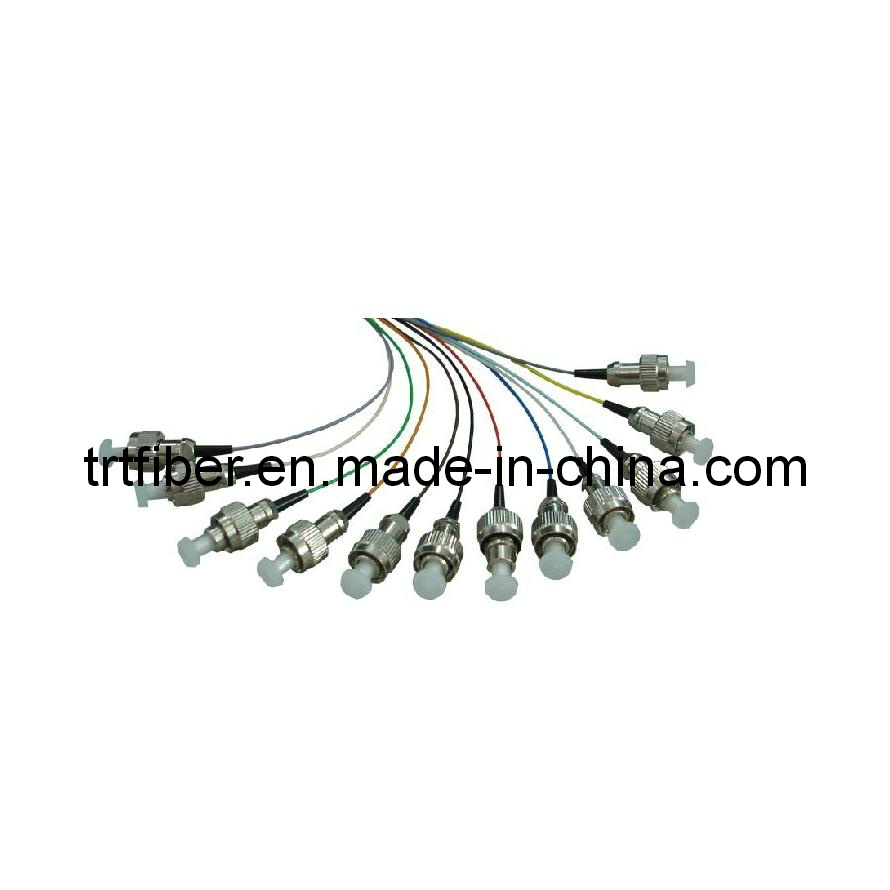 St Single Mode Pigtail 12 Colors, Optical Fiber Connector