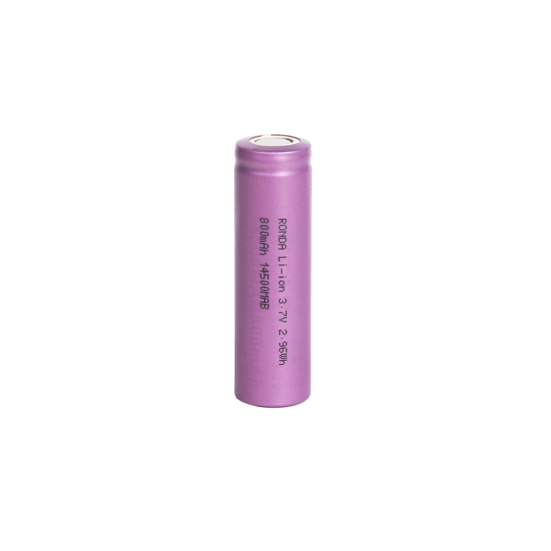 14500 800mAh Lithium Ion Battery (UL, CB, Un38.3)