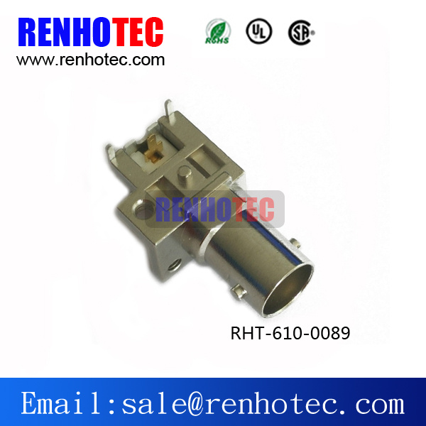 75ohm HD Sdi Right Angle Female Connector BNC