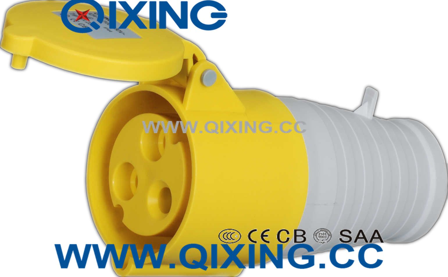 Cee/IEC 16A 110V Yellow/ Gray Plug and Socket Connectors