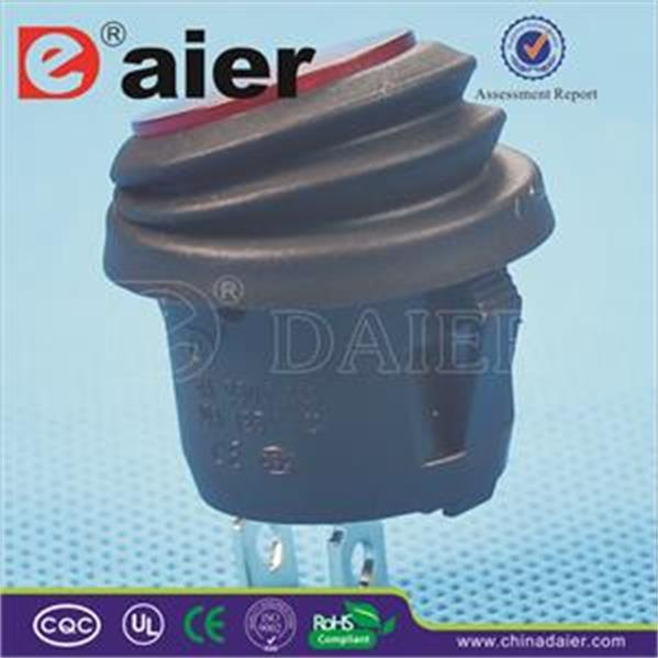 SGS Round Wtaerproof Rocker Switch Without Light
