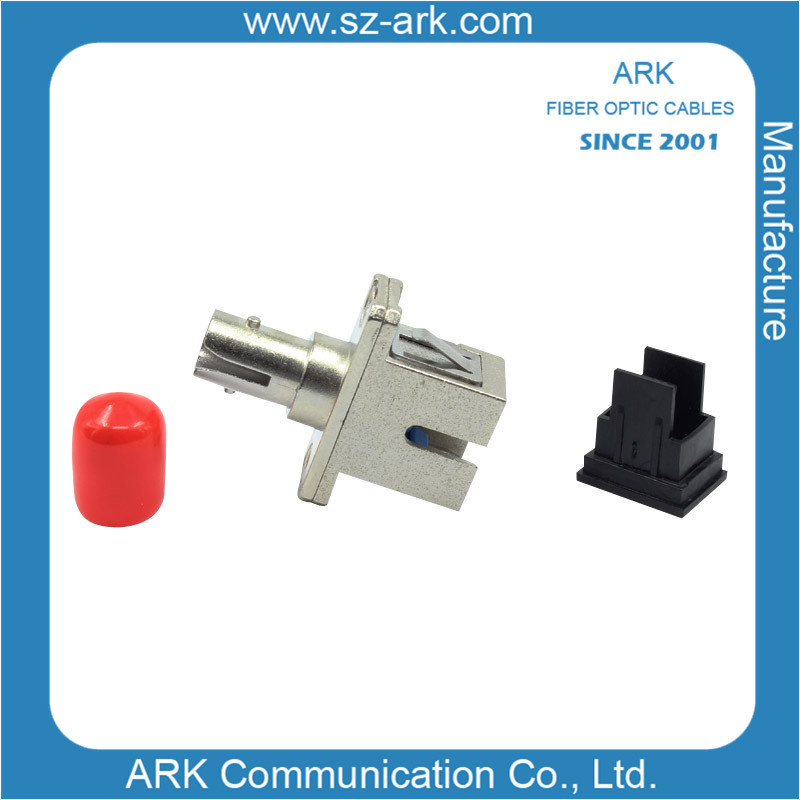 Sc-FC Singlemode Metal Hybrit Fiber Optical Adapter