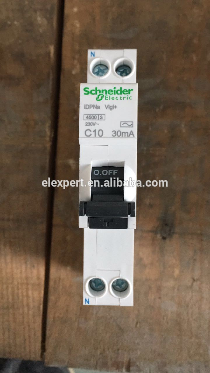 High Quality Idpna Vigi RCBO 4.5ka C20A 30mA 1p+N Circuit Breaker