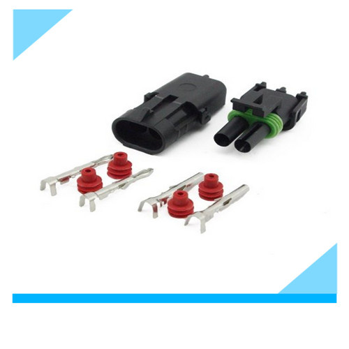 Waterproof 2 Pin Delphi Connector Automotive