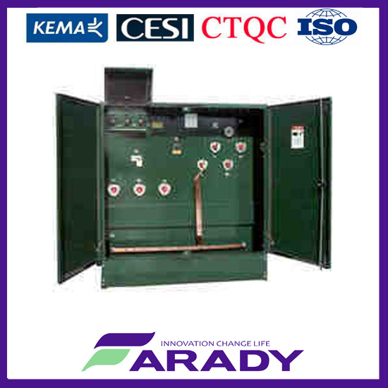 19.92kv Transformador Monofasico Tipo Pad Maunted. 100kVA
