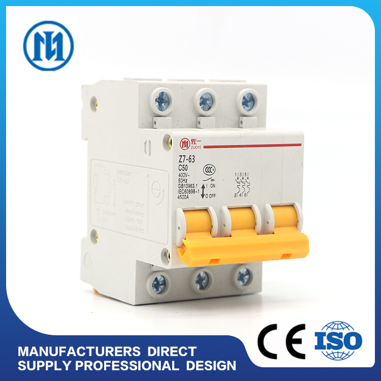 C65 Dz47 PCD MCCB Circuit Breaker 2p