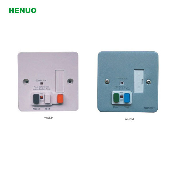 One Gang Switched AC 13A RCD Protected Socket