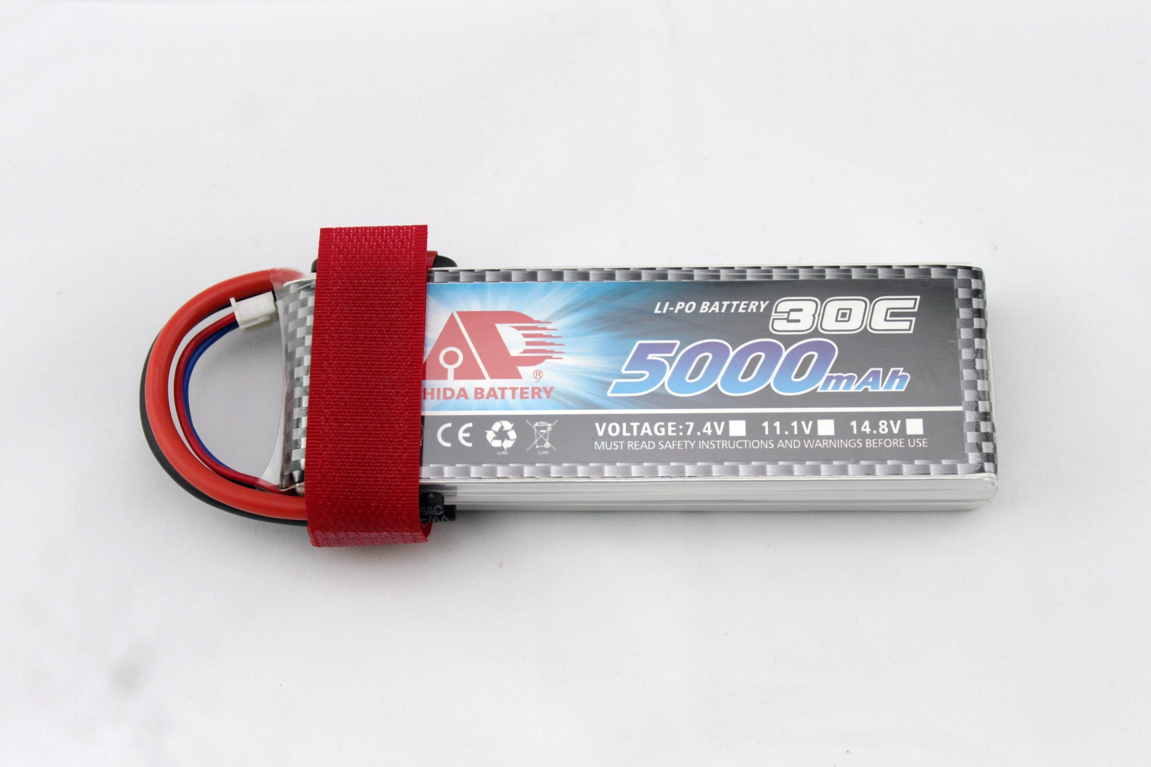 Chinese Supplier 5000mAh 30c 7.4V RC Model Battery