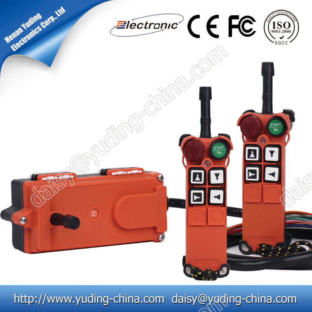 Hot Sell Explosion-Proof Two-Step Push Button Radio Remote Control F21-4D