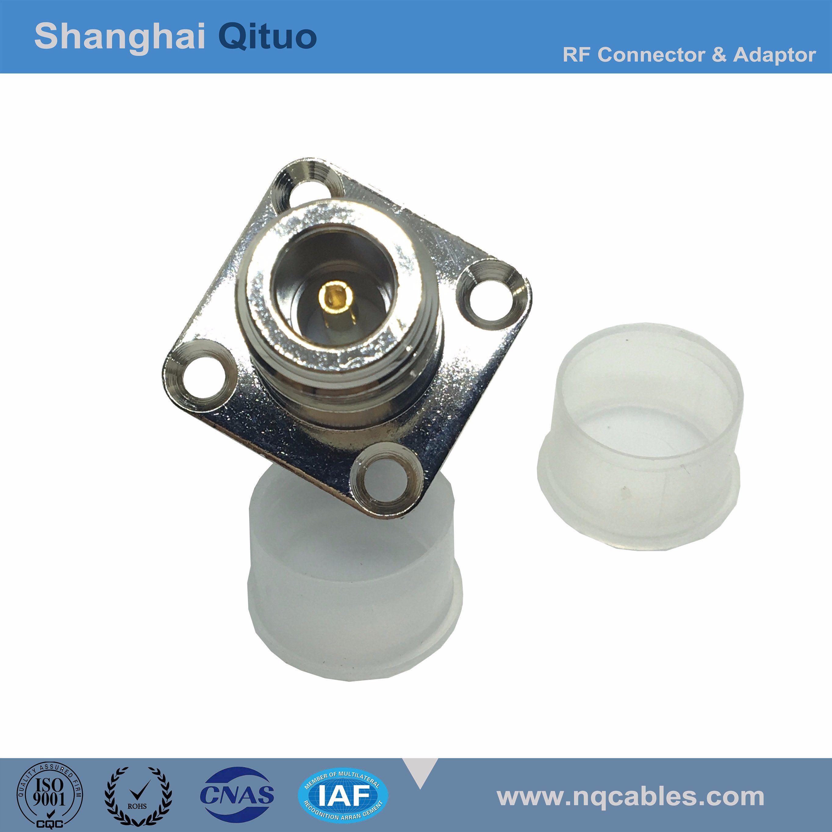 RF Connector Adaptor N Female Jack to Female Jack Flange