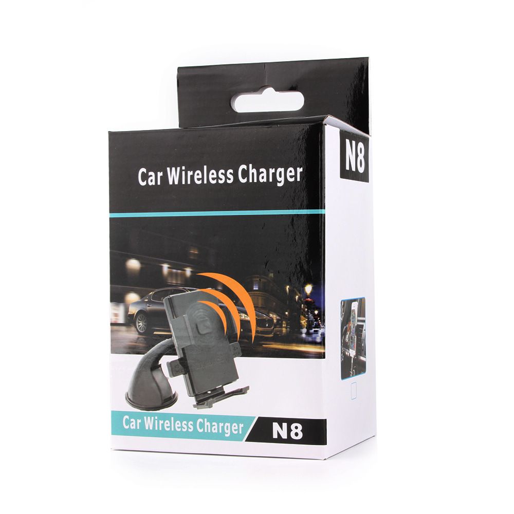 Sucker Universal Mobile Phone Car Holder Wireless Charger