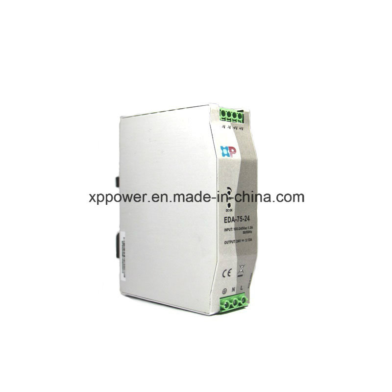 75W Single Output DIN Rail Switching Power Supply