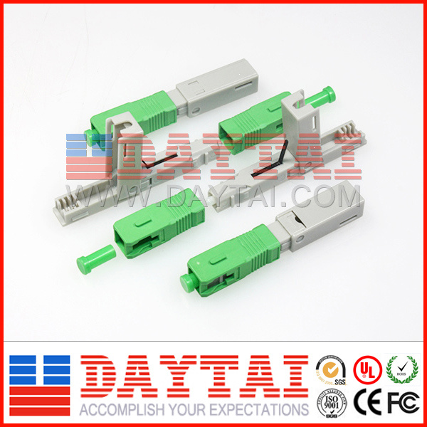 High Quality Fiber Optic Sc/APC Fast Connector Used Repeatly