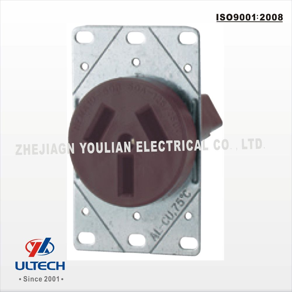 50A Flush Mounting Power Receptacles