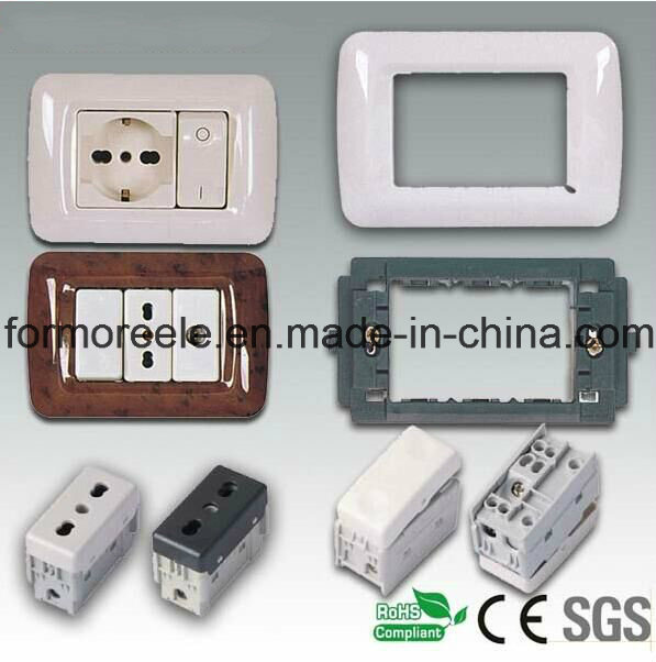 European 16A 250V Three Way Wall Switch