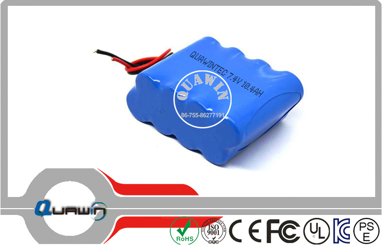 2s4p 7.4V 10400mAh Lithium Battery
