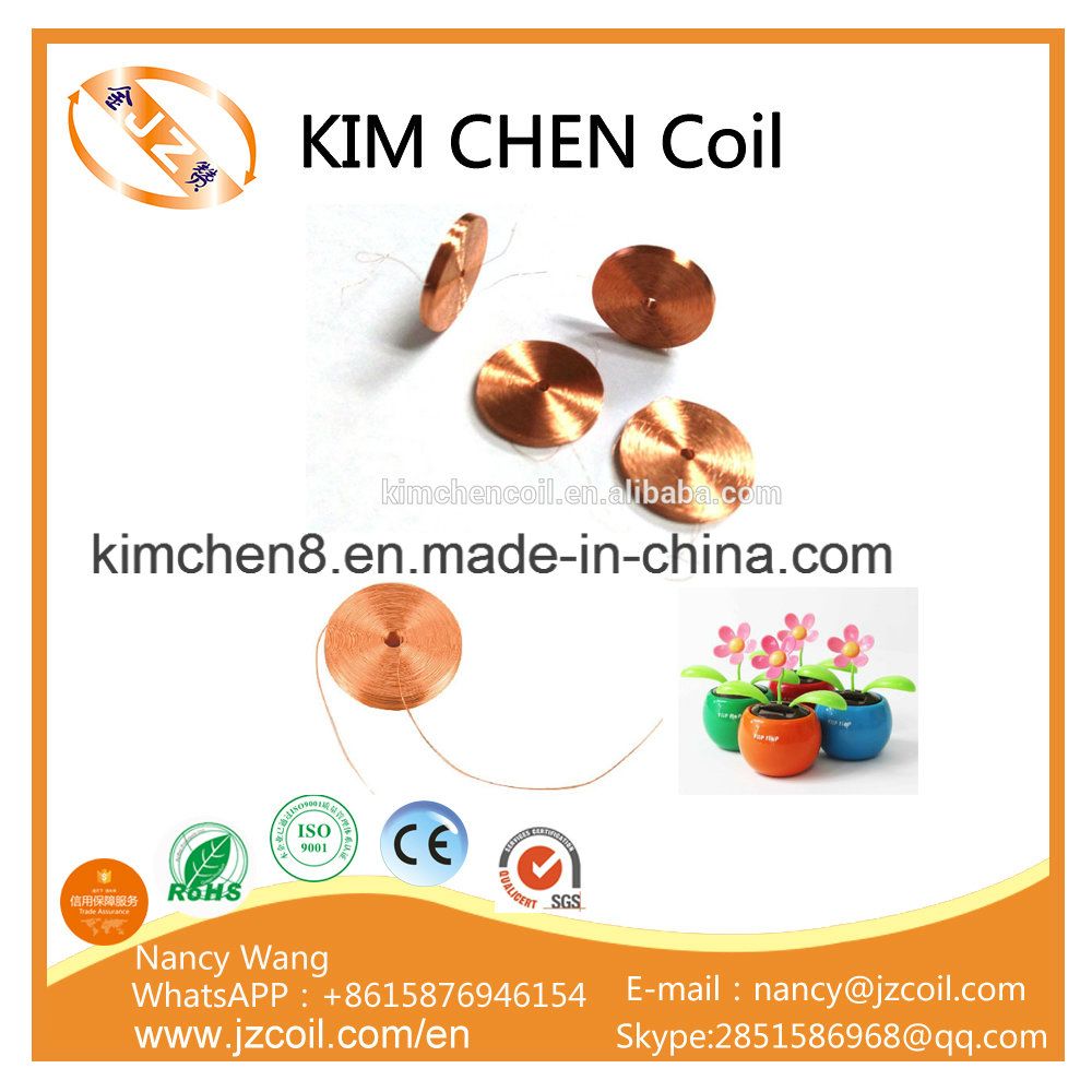 1400ohm Thin Miniature Electromagnet Air Coil for Toys