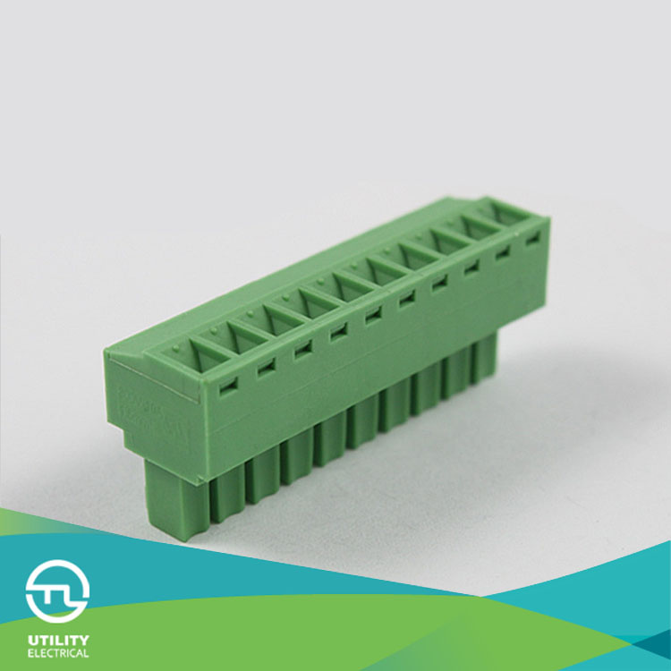 Electrical Plastic Pluggable Type PCB Terminal Block