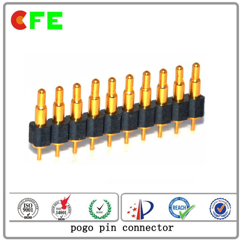 Long Life Test 10pin Pogo Pin Power Connector for Charge
