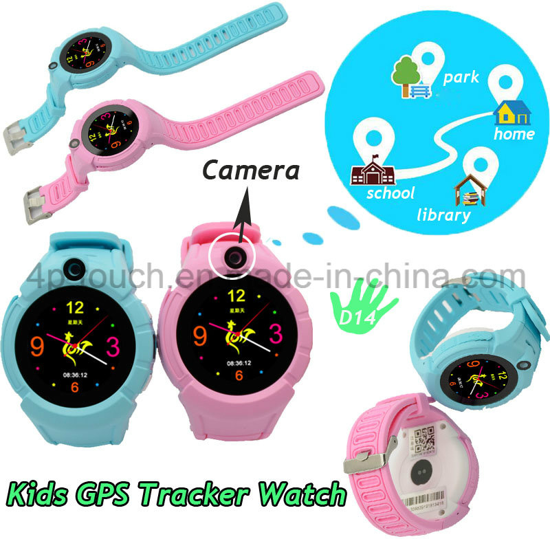 Take off Warning Smart Kids GPS Tracker Watch with Sos
