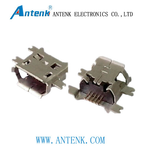 Micro USB Connectors 5p Receptacle B Type SMT Drop-in (Shell DIP-SMT)