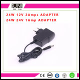 Ce Good Quality 12V 2A 24W Adapter, 12V 24W Adaptor, 24W LED Adapter