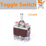 15A 250V 6pins 3-Way Toggle Switch Lt221fb