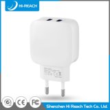 Fast Charging Travel Mobile Phone USB Charger with Dual USB
