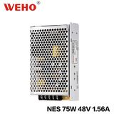 Factory Outlet 75W 1.6A Single Output 48V LED Switching Power Supply