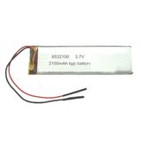 Small Rechargeable 6532100 2100mAh 3.7V Lipo Battery