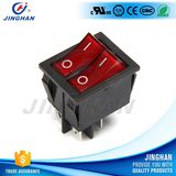 Dpdt Rocker Switch Green/Red