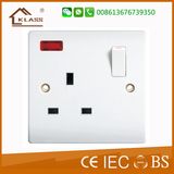 13A Bakelite Copper with Light Wall Switch