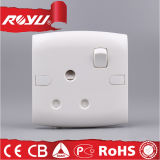 Universal Plastic 3 Pin Safety Electrical Power Switch Socket