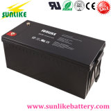 Solar Power Deep Cycle Gel Battery 12V200ah with 20years Life