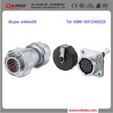 Cnlinko Yz20 Metal Signal Connector/12pin Connector for Industry