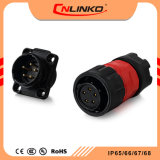 Cnlinko Ym20 5pin Male Female Waterproof IP65/IP67 Wire Straight Electrical Connector for Outdoor LED Lighting