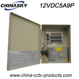 12VDC 5A 9CH Power Supply Unit for CCTV System (12VDC5A9P)