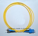 Sc/St Sm Dx Fiber Optic Patch Cord