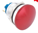 New Type (22mm) Pin Terminal Red Mushroom Push Button Switch