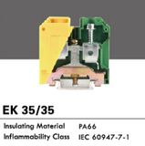 Small Brass Conductor DIN Terminal Block (EK35/35)