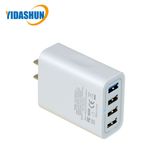 40W 4-Port Quick Charge 3.0 Fast Charger USB Wall Mobile Phone Charger