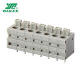 PCB Screwless Spring Terminal Block Male Female Connector Wj211V/211r, Pitch 5.0
