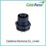 Nmea 2000 M12 5pin Female Panel PCB Connector Waterproof Connector with Plastic Screw